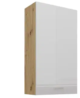 Kuchynské skrinky visiace Skrinka do kuchyne artisan biely 60G-108 1F