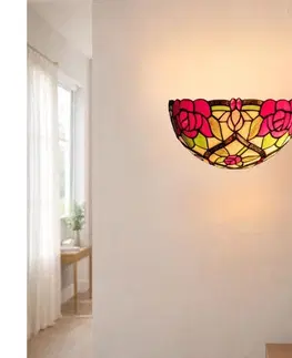 Svietidlá BRILAGI - Tiffany vitrážové nástenné svietidlo GARLAN 1xE14/40W/230V 63017