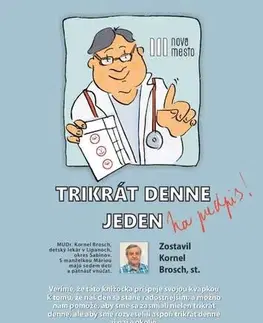 Humor a satira Trikrát denne jeden - Kornel Brosch