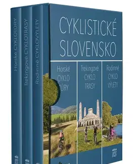 Encyklopédie, obrazové publikácie Trilógia: Cyklistické Slovensko (v obale) - Karol Mizla,František Turanský,Daniel Kollár