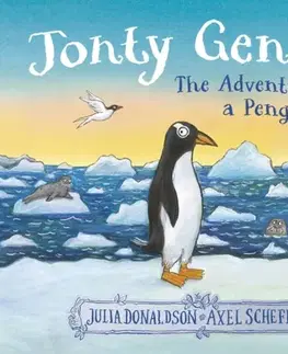 Leporelá, krabičky, puzzle knihy Jonty Gentoo - The Adventures of a Penguin - Julia Donaldson