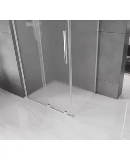 Sprchovacie kúty MEXEN/S - Velar L sprchovací kút, posuvné dvere 90 x 80, dekor, chróm 871-090-080-33-01