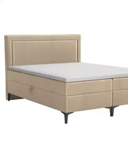 Dvojlôžkové postele Posteľ Tempe Box Spring 140x200 Manila 02