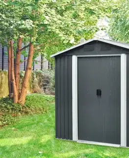 Zahradné domčeky Záhradný domček 291x355 cm kovový Lanitplast