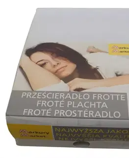 Bytový textil Froté plachta s gumkou 2,0/2,2 kol1 biela