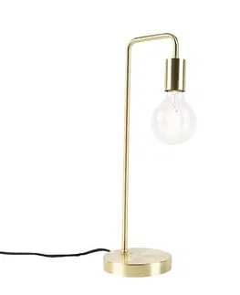 Stolné lampy Stolná lampa v štýle Art Deco mosadz - Facil
