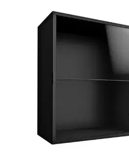 Kuchynské linky ArtExt Kuchynská skrinka horná BLACK ALU | W3S 60