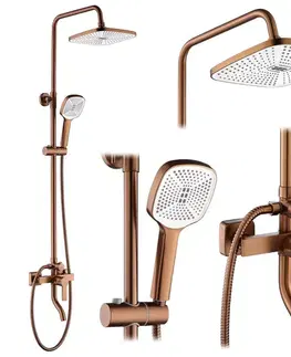 Kúpeľňové batérie REA REA - Sprchový set MY2021-77C ARGUS COPPER BRUSH REA-P3001