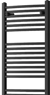 Radiátory do kúpeľne MEXEN/S - Ares radiátor + vykurovacia tyč 1200 x 500 mm, 500 W, čierna W102-1200-500-6500-70