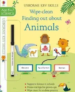 V cudzom jazyku Wipe-Clean Finding Out About Animals 6-7 - Hannah Watson