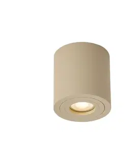 Bodove svetla Moderné stropné bodové svietidlo Taupe GU10 50mm IP44 - Capa