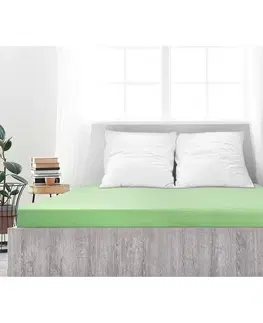 Plachty 4Home jersey prestieradlo Ideál zelená, 200 x 200 cm