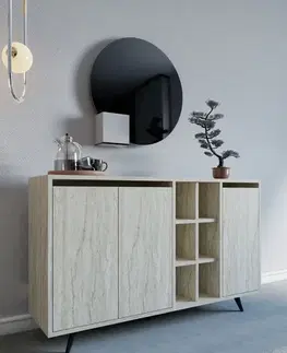 Komody Konzolový stolík Seria - Travertine