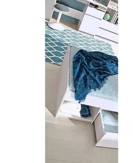 Postele KONDELA Artemia jednolôžková posteľ s roštom 90x195 cm arktická biela