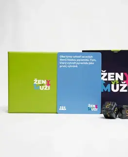 Párty hry DELAB Karetní Hra Ženy VS Muži (hra v češtine)