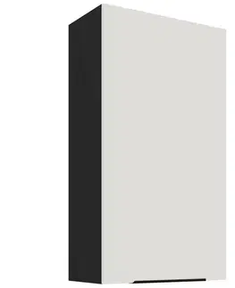 Kuchynské skrinky visiace Kuchynská skrinka Aria-Wh/Bl Anti Fingerprint 60g-108 1f