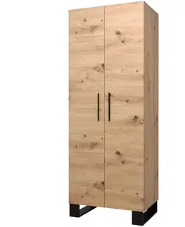Šatníkové skrine Skriňa Artin dub artisan