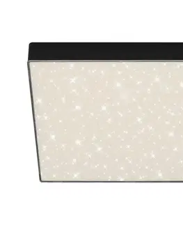 Svietidlá Briloner 7078-415 - LED Stropné svietidlo STAR SKY LED/21W/230V 28x28 cm čierna 7078-415
