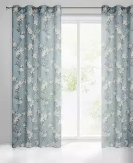 Závesy do spálne Záves LUNA 140X250 na priechodkách 386998