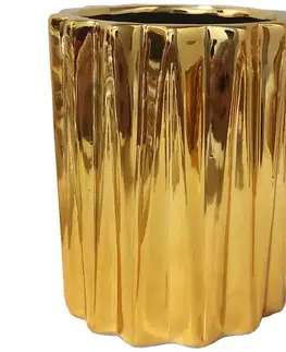 Záhrada Kvetináč YS44187S/G Electroplating Effect D11,5xh13,5 Gold