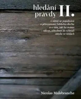 Filozofia Hledání pravdy II. - Nicolas Malebranche
