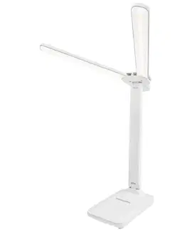 Stolné lampy na písací stôl Stolová lampa LEPUS WHITE CCT 9W DIM USB LB1