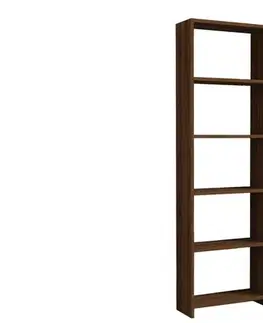 Knižnice Knižnica New - Walnut