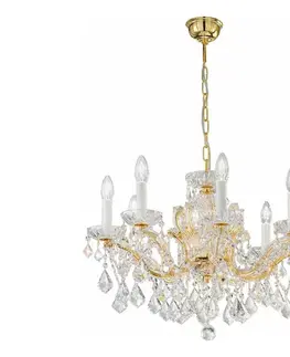Svietidlá Kolarz 3149.88.3.KoT - Krištáľový luster MARIA LOUISE 8xE14/40W/230V 24K zlato 3149.88.3.KoT