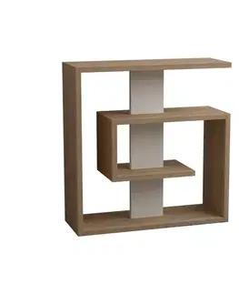 Konferenčné stolíky Príručný stolík / Odkladací stolík Saly - Sonoma Oak, White