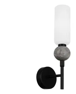 Svietidlá  WL-95331-1-BK - Nástenné svietidlo SANTOS 1xG9/40W/230V čierne WL-95331-1-BK