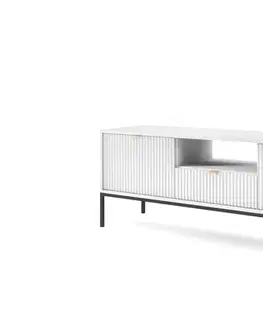 TV stolíky ArtPS TV stolík MONA RTV-154 | biela