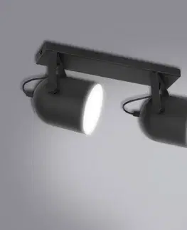 Moderné lampy do obývačky Stropné bodové svietidlo Spectra Black 2610 LS2