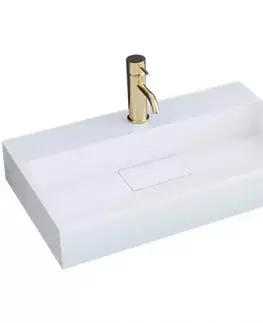 Sanitárna keramika Umývadlo na dosku/na stenu Goya 60 konglomerát