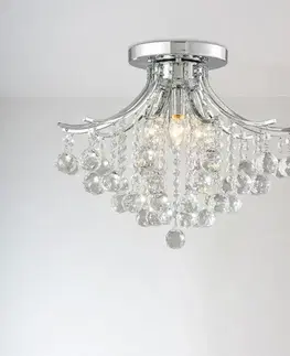 Moderné lampy do obývačky Luster 2200135-CH chróm LW4