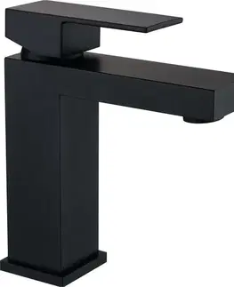 Kúpeľňové batérie MEXEN - Umývadlová batéria Cube, čierna 72900-70