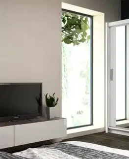 Šatníkové skrine HILTON 160 šatníková skriňa, biela