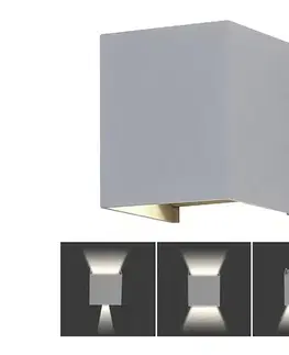 Svietidlá  LED Vonkajšie nástenné svietidlo LED/5W/230V 3000K IP65 šedá 217080