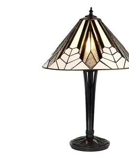 Lampy Endon 63939 - Stolná lampa Tiffany ASTORIA 2xE27/60W/230V pr. 40 cm 63939