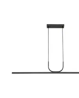 Svietidlá Rabalux 72127 - LED Luster na lanku ELIA LED/25W/230V 3000K čierna 72127