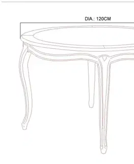 Jedálenské stoly Verona VE877 Jedálenský stôl 120cm
