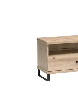 TV stolíky CAROLYN C7 televízny stolík na nožičkách, dub artisan