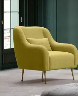 Kreslá Kreslo ušiak Sevilla Armchair - Yellow