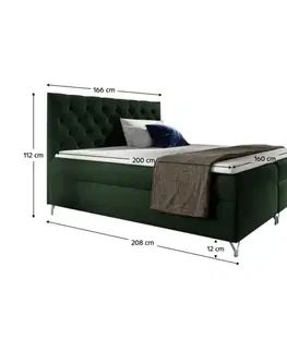 Boxspring Boxspringová posteľ GUINEVRA 7 Tempo Kondela