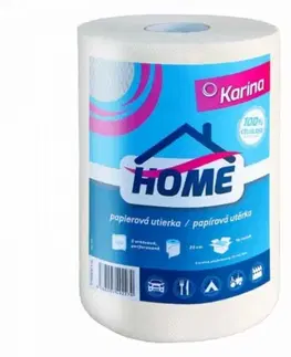 Utierky Kinekus Utierka papierová 100% celulóza, HOME, rolka 250ks