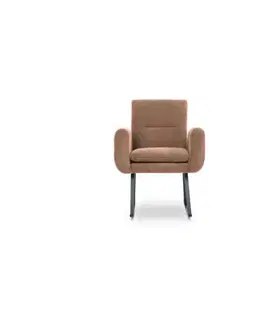 Kreslá Hojdacie kreslo Kono - Light Brown