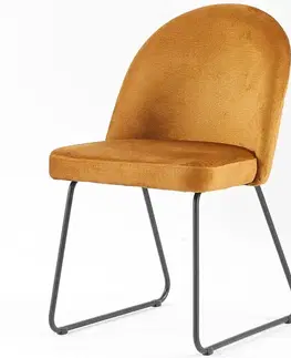 Čalúnené stoličky Stolička Morten 5160 horčicová