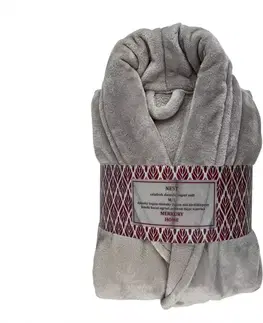 Bytový textil Župan Nest Super Soft svetlosivý M Merkury Home