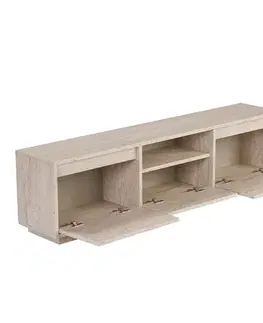 TV stolíky ANTIC TV stolík s dvierkami, traventine