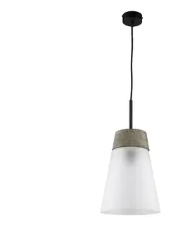 Svietidlá Jupiter 1651 - Luster na lanku DOMINO 1xE27/60W/230V biela 1651
