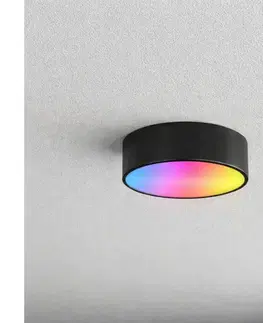 Svietidlá BRILAGI - LED RGBW stmievateľné kúpeľňové stropné svietidlo CLARE 1xE27/12W/230V IP54 čierna BG0819+AI0819